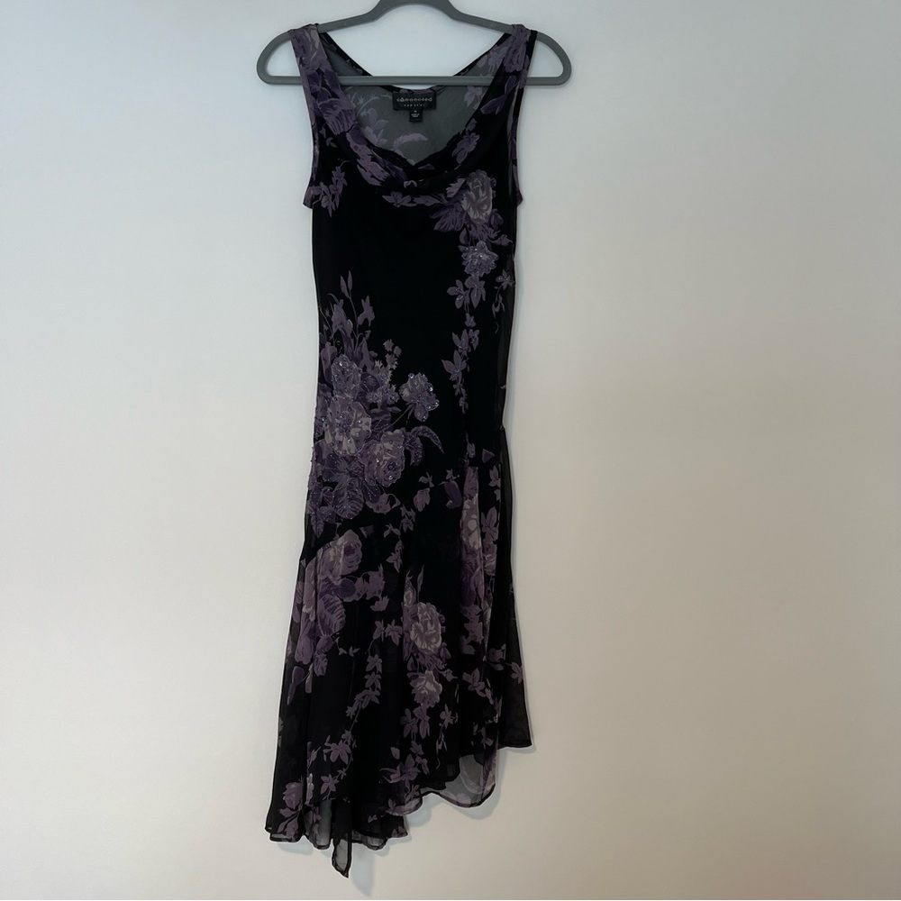 Connected Apparel asymmetrical hemline dress